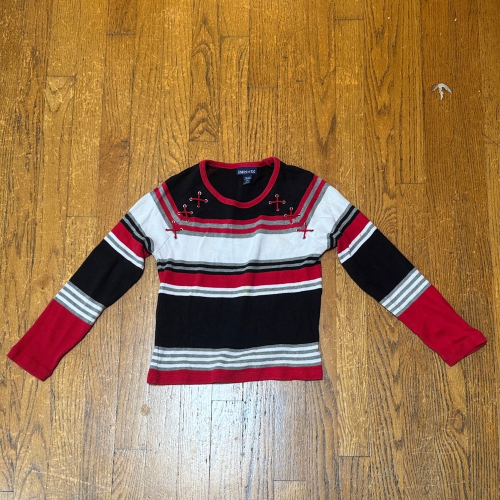 Girls vintage Limited Too cotton rib sweater. Size XS (8)